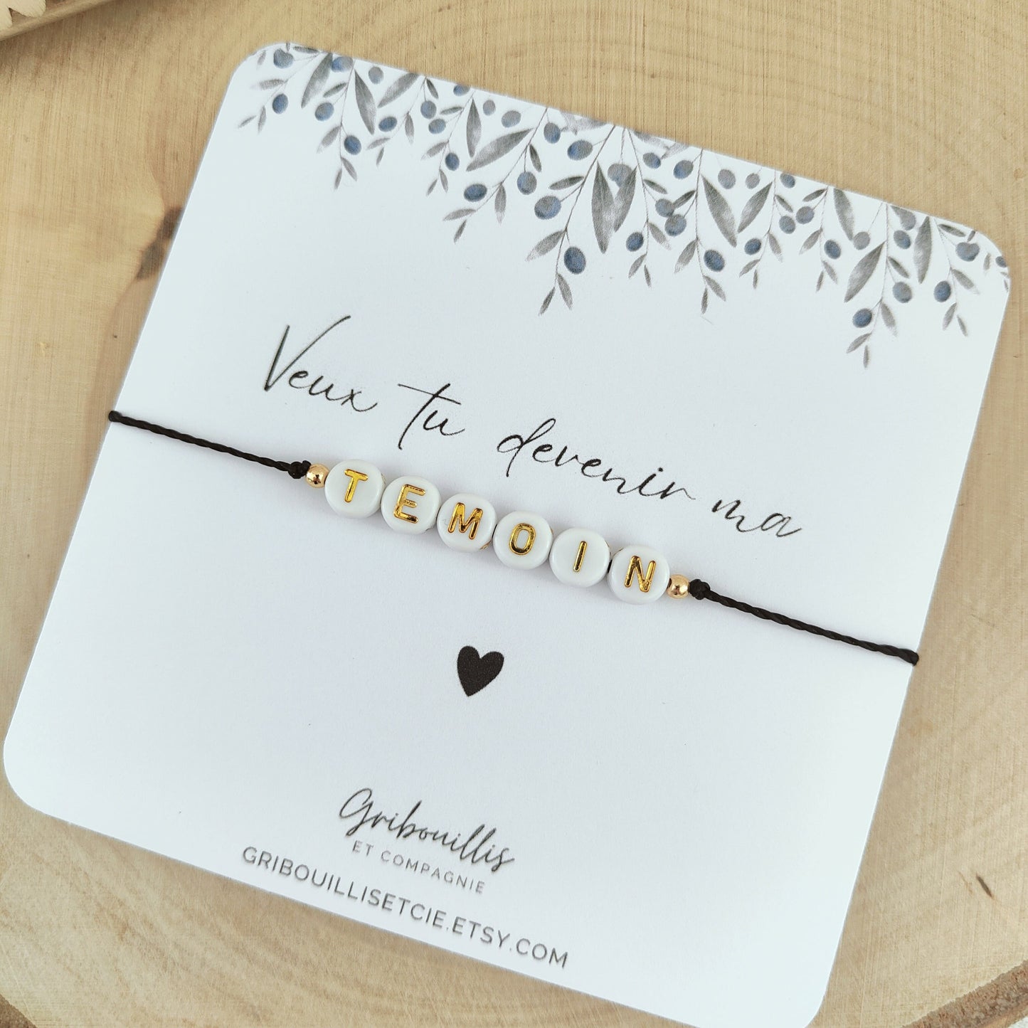Bracelet - Veux tu devenir ma témoin ?