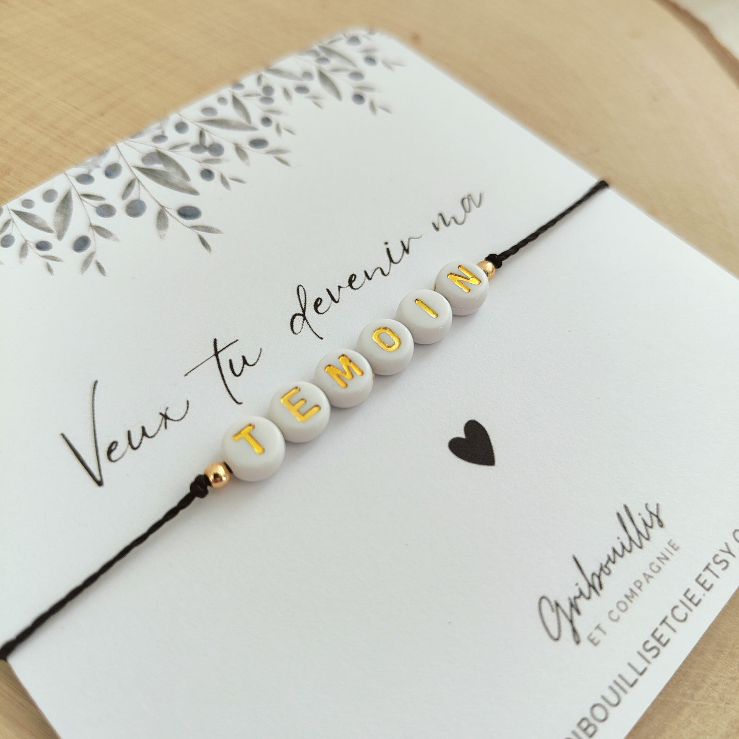 Bracelet - Veux tu devenir ma témoin ?