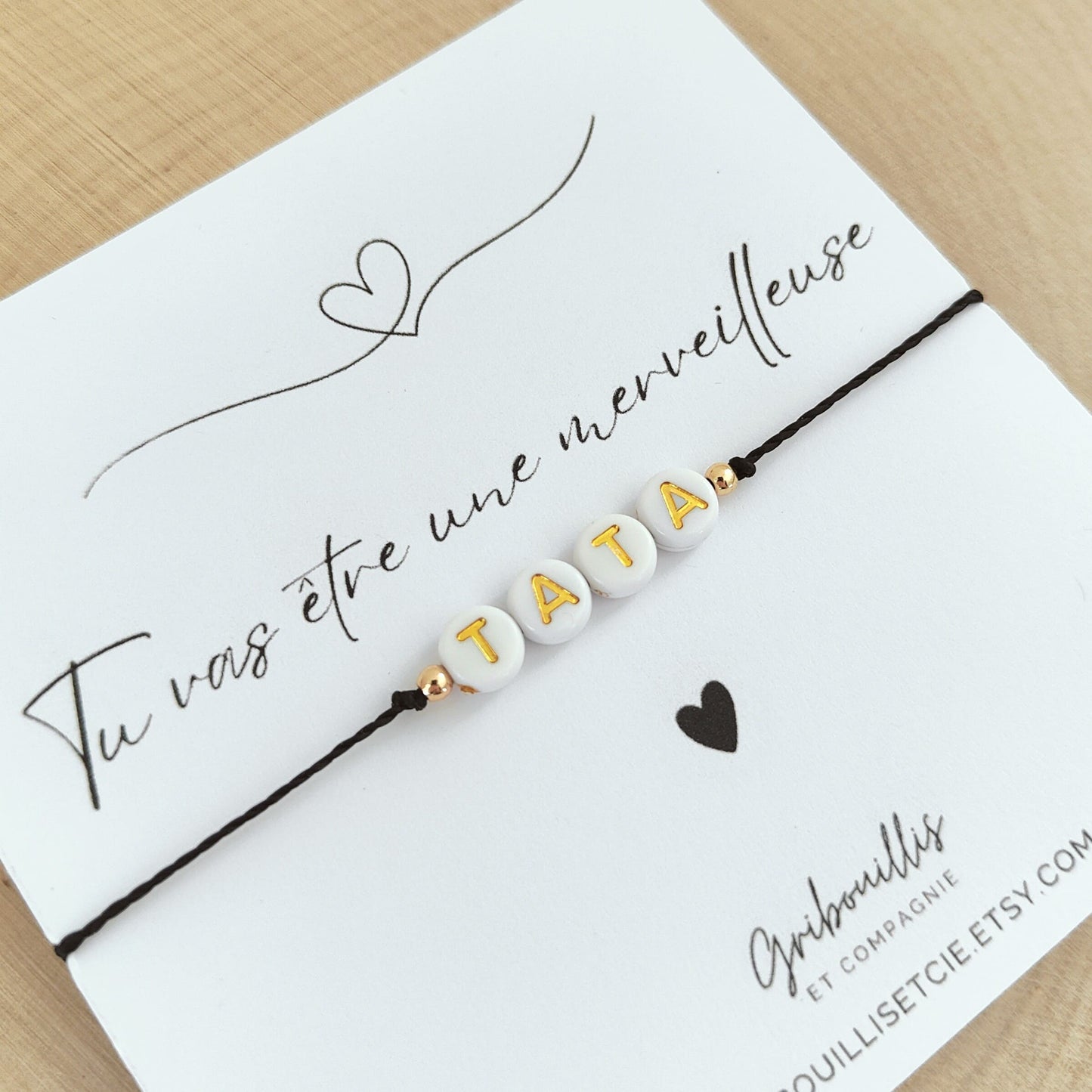 Bracelet - Tu vas être une merveilleuse Tata