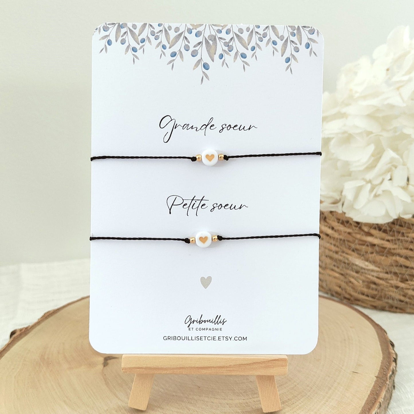 Bracelets duo - Grande soeur et petite soeur