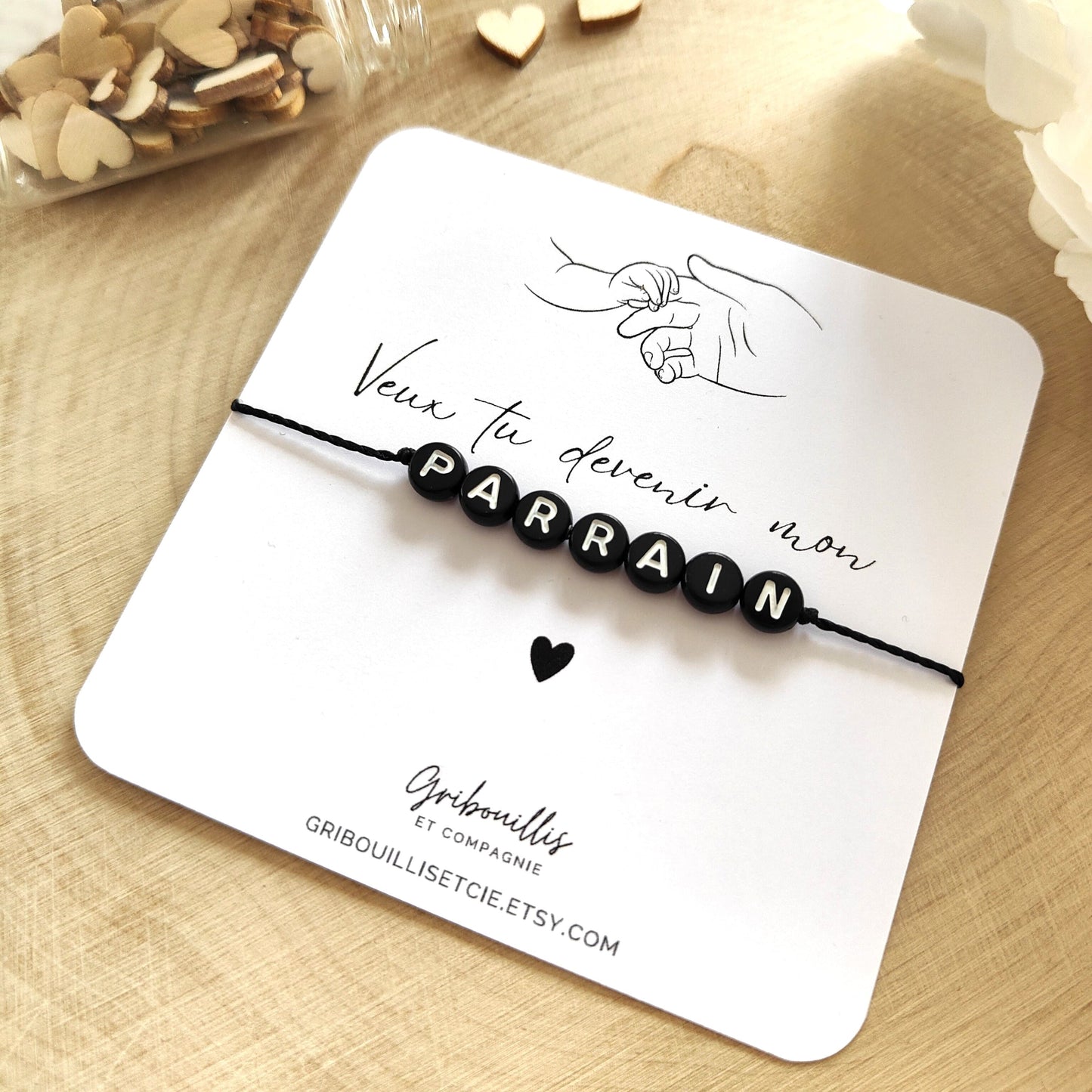 Bracelet - Veux tu devenir mon parrain ?
