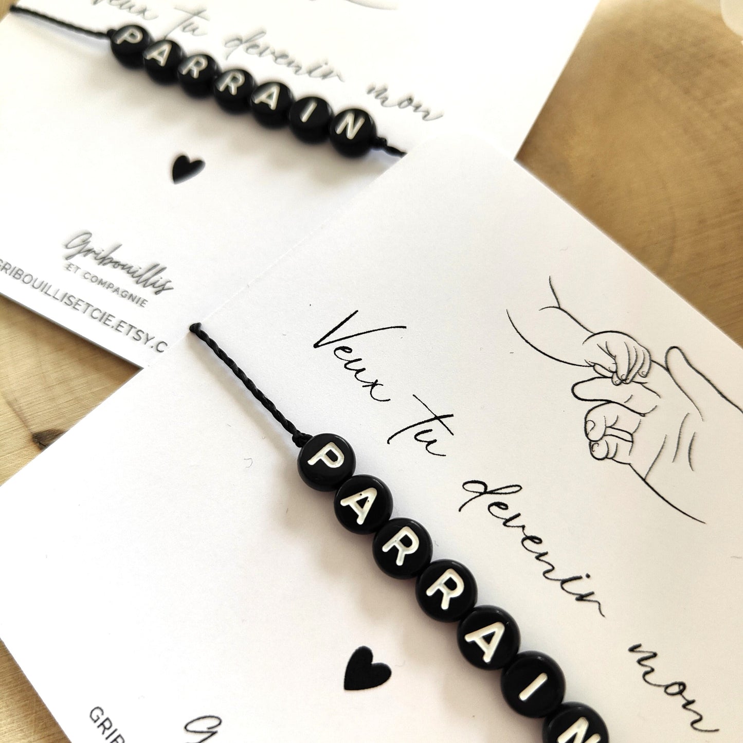 Bracelet - Veux tu devenir mon parrain ?