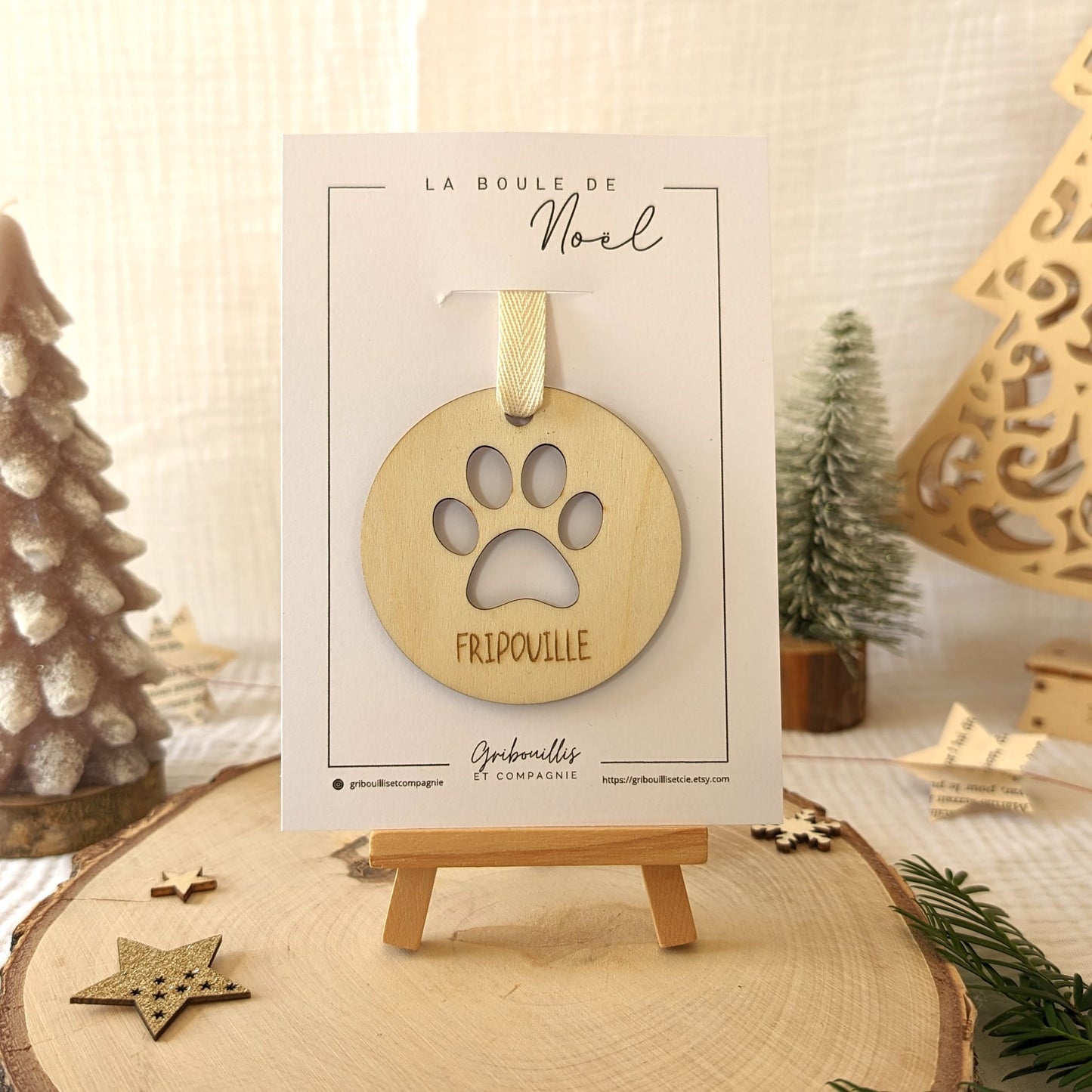 Boule de Noël - Animal de Compagnie