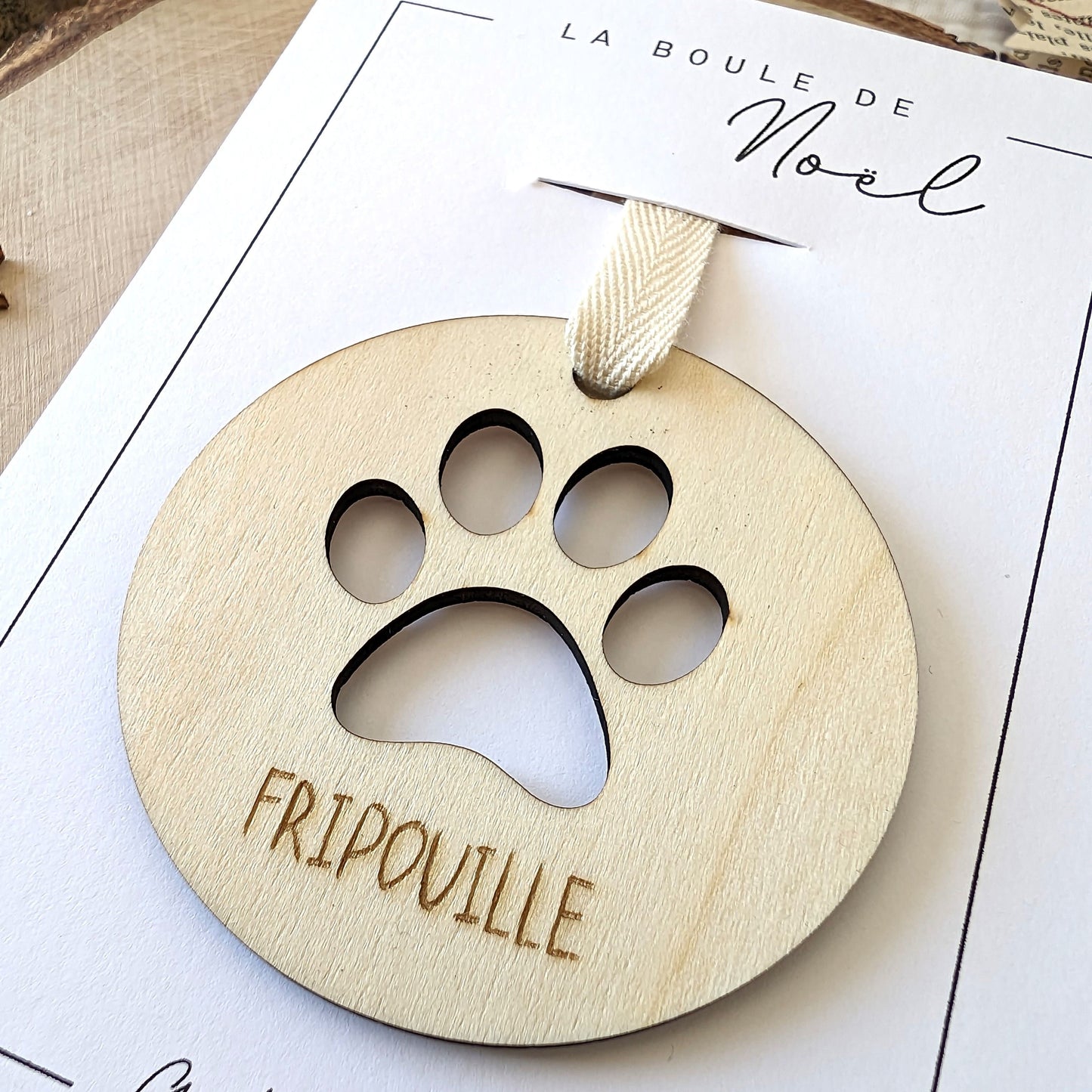 Boule de Noël - Animal de Compagnie