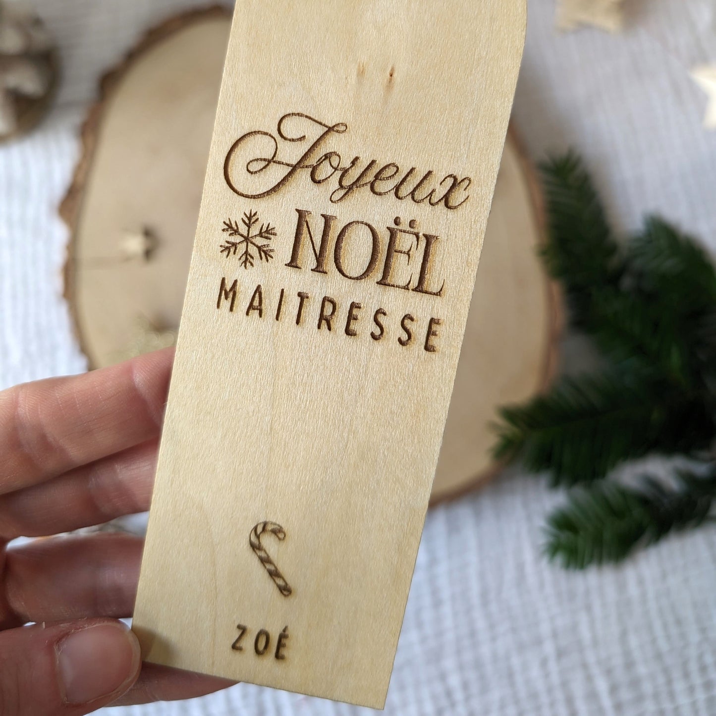 Marque page - Joyeux Noël Maitresse