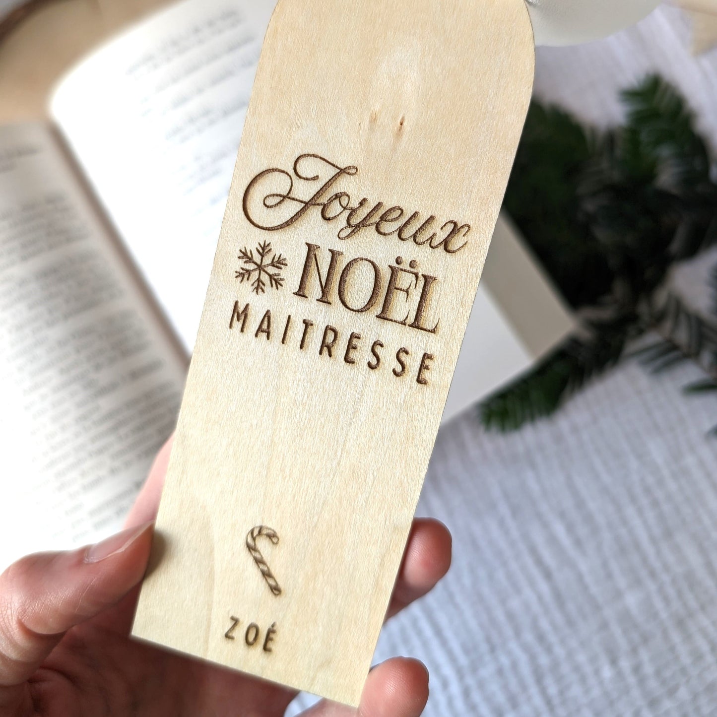 Marque page - Joyeux Noël Maitresse