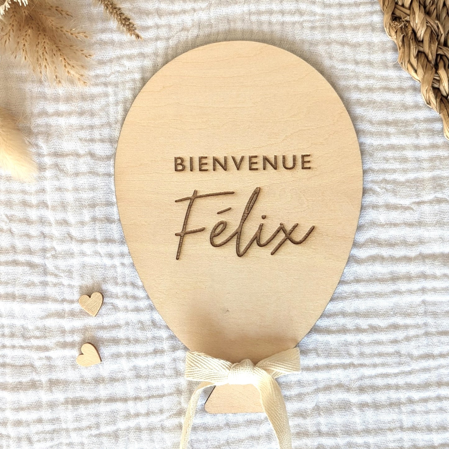 Panneau ballon bienvenue bébé