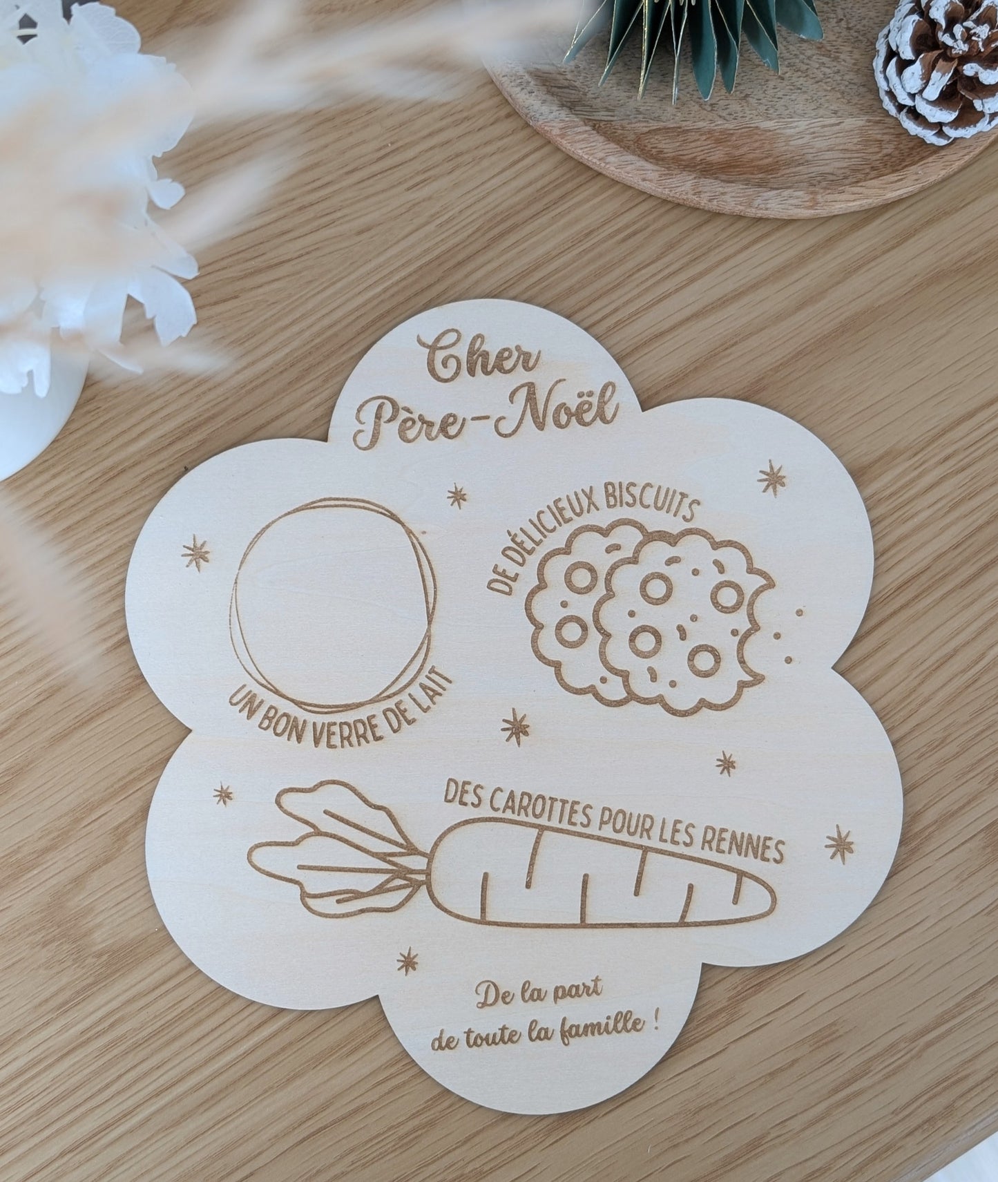 Plateau pour le Père-Noël