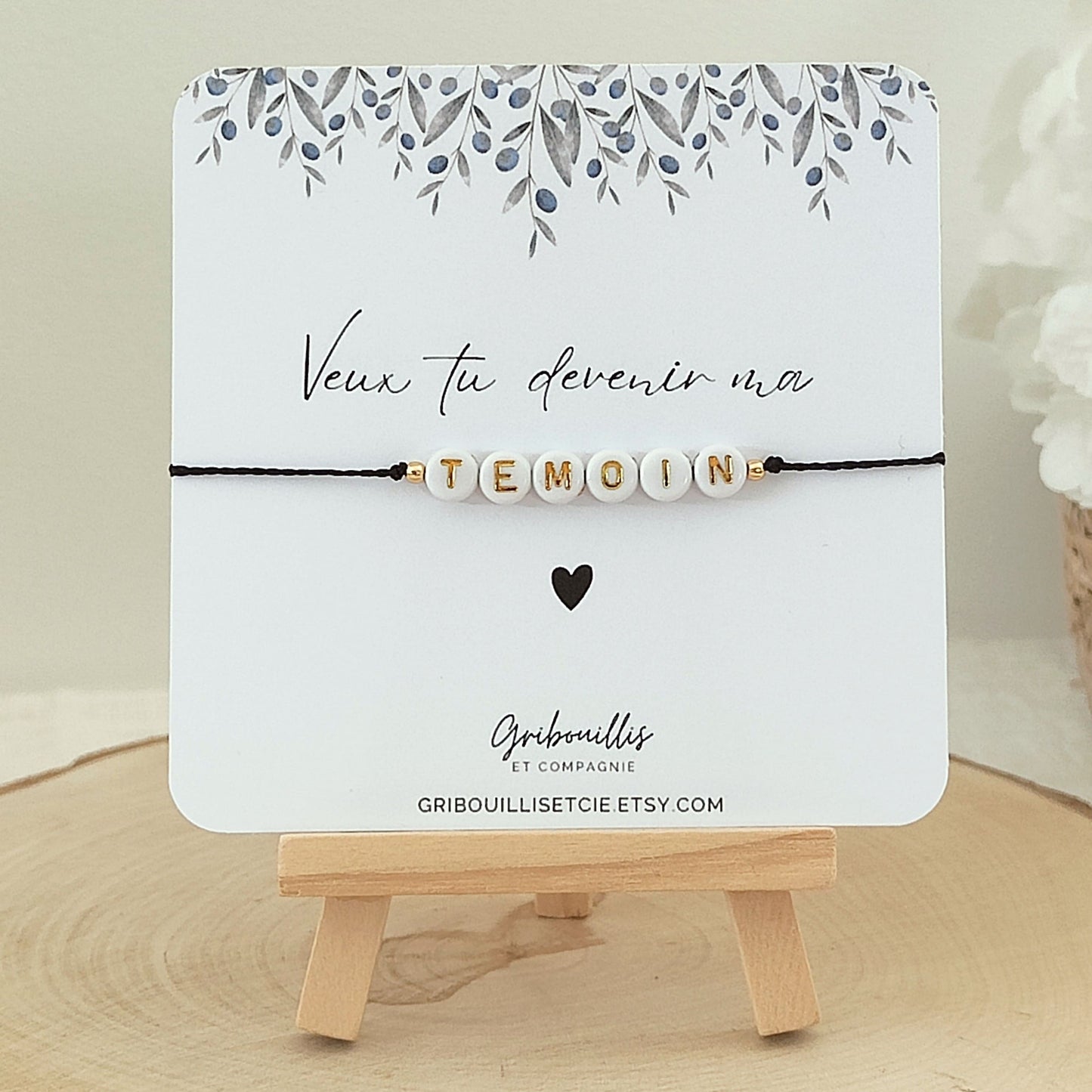Bracelet - Veux tu devenir ma témoin ?