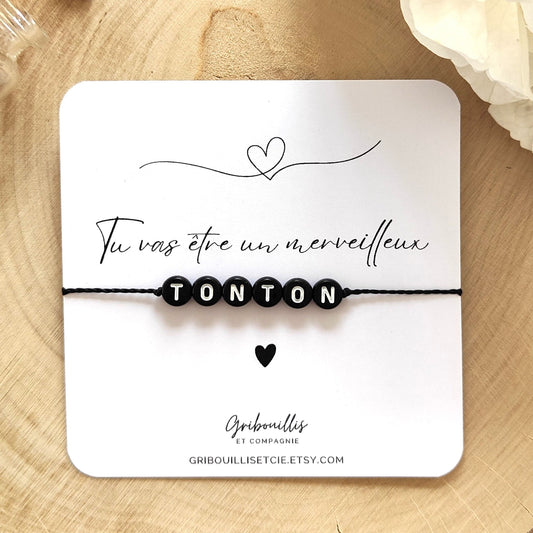 Bracelet - Tu vas être un merveilleux Tonton