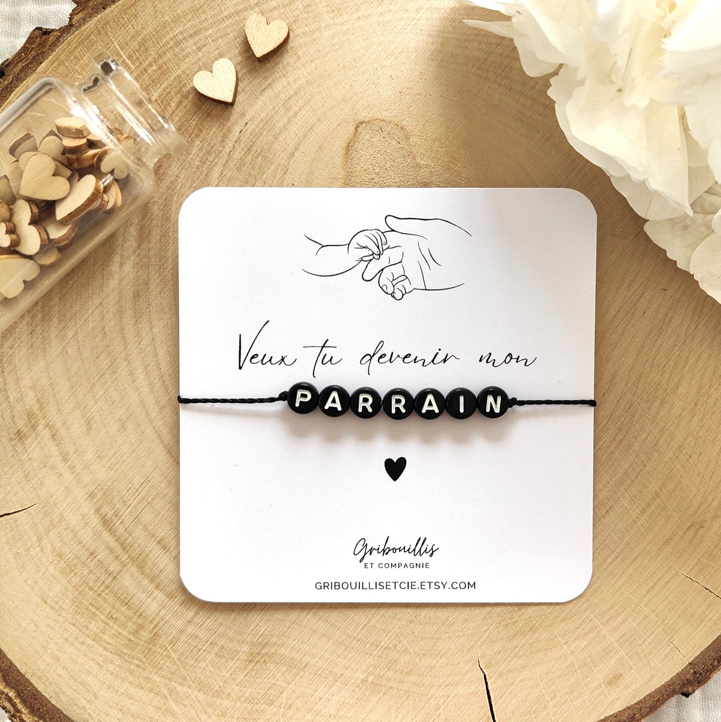 Bracelet - Veux tu devenir mon parrain ?