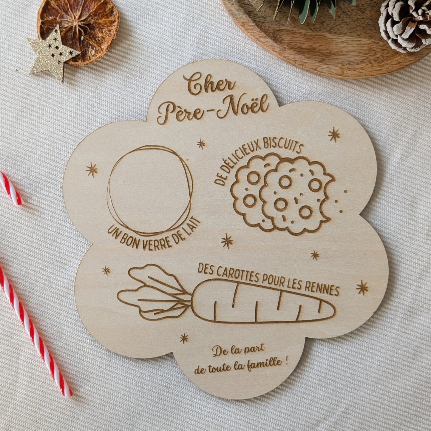 Plateau pour le Père-Noël