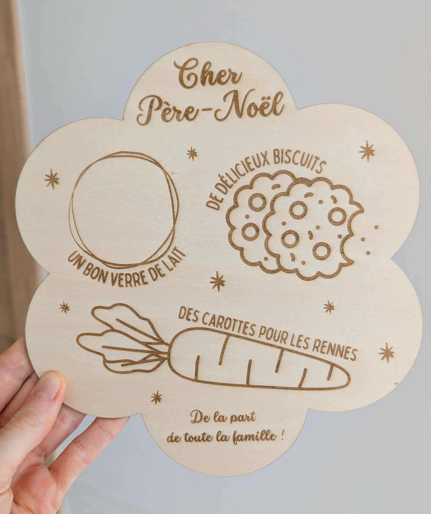 Plateau pour le Père-Noël