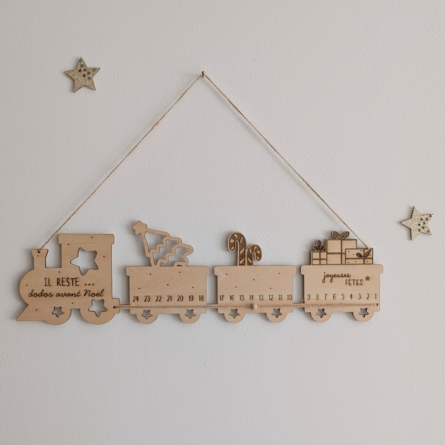 Calendrier de l'avent train