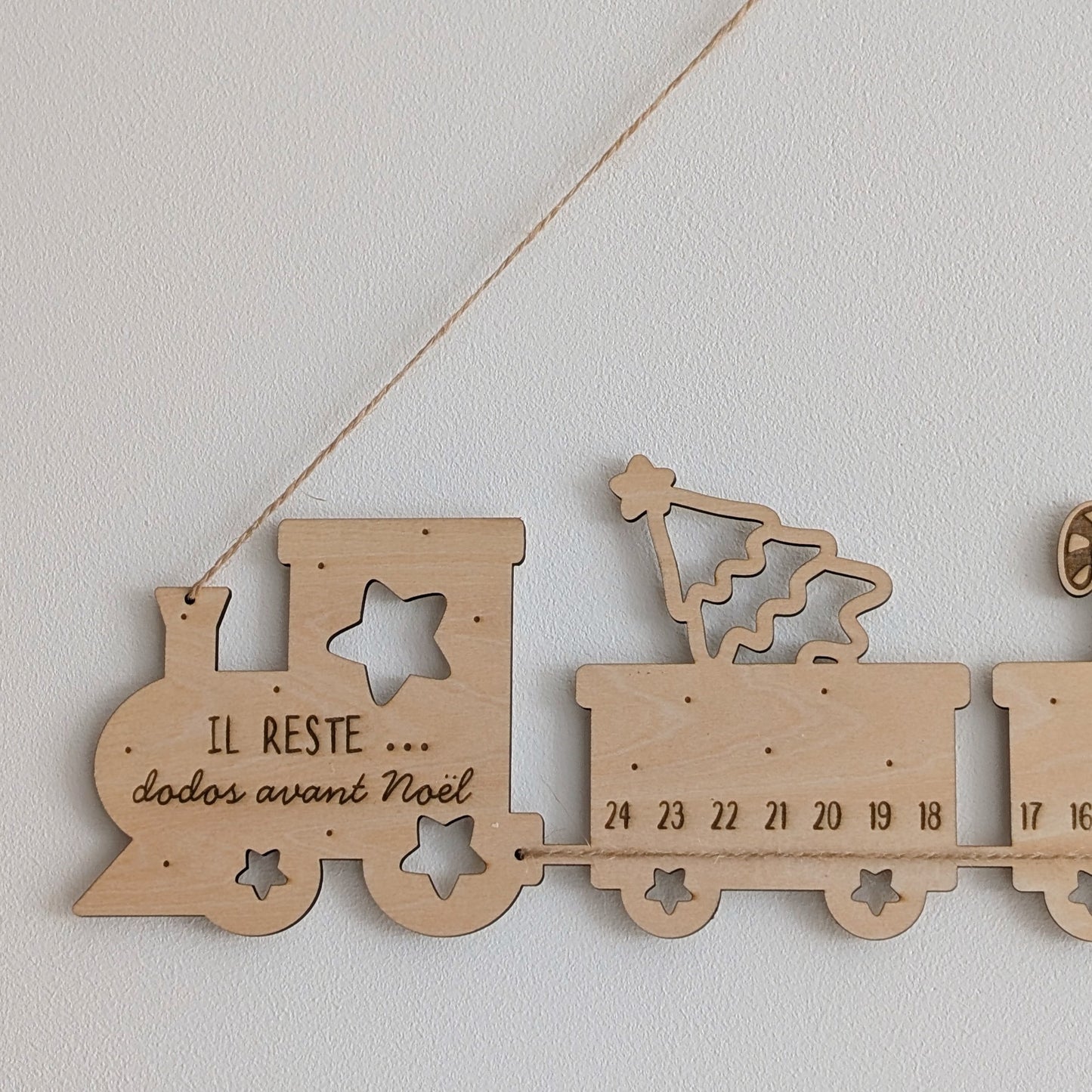 Calendrier de l'avent train