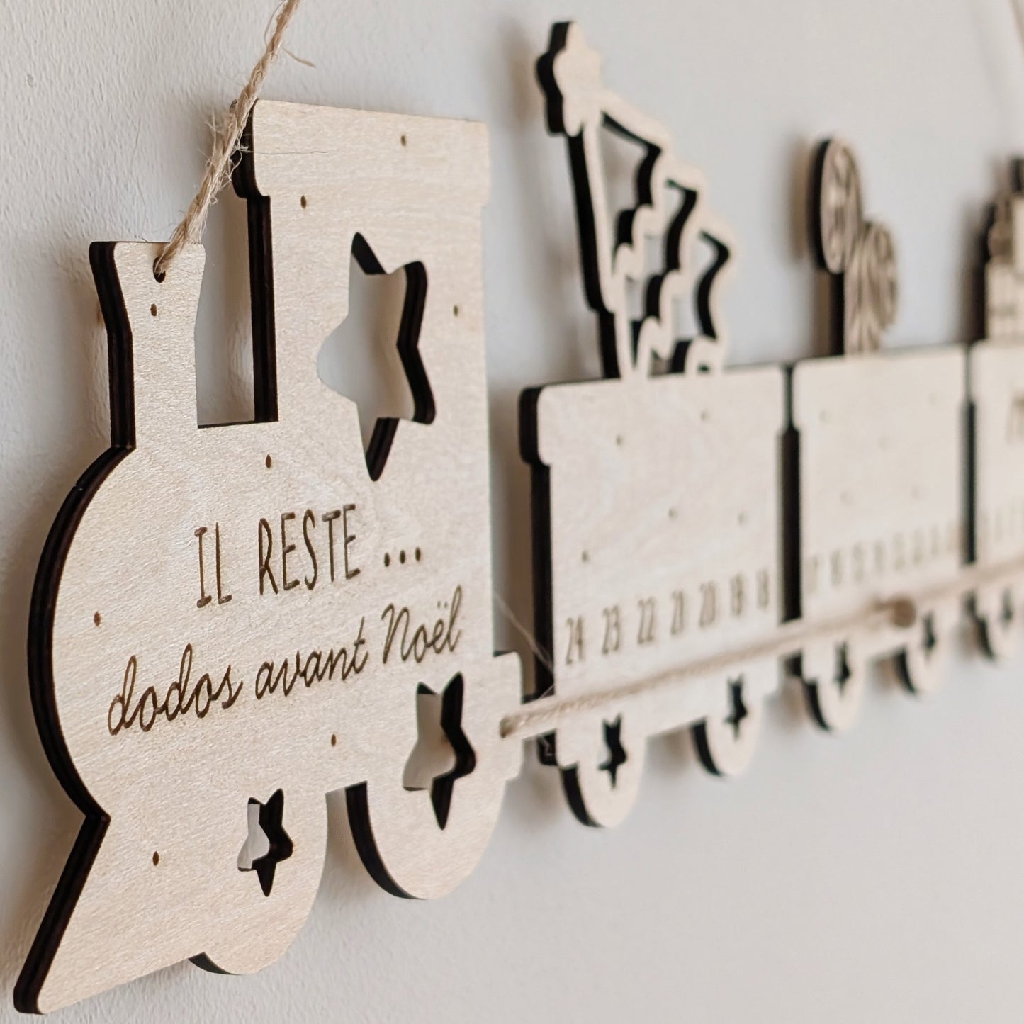 Calendrier de l'avent train