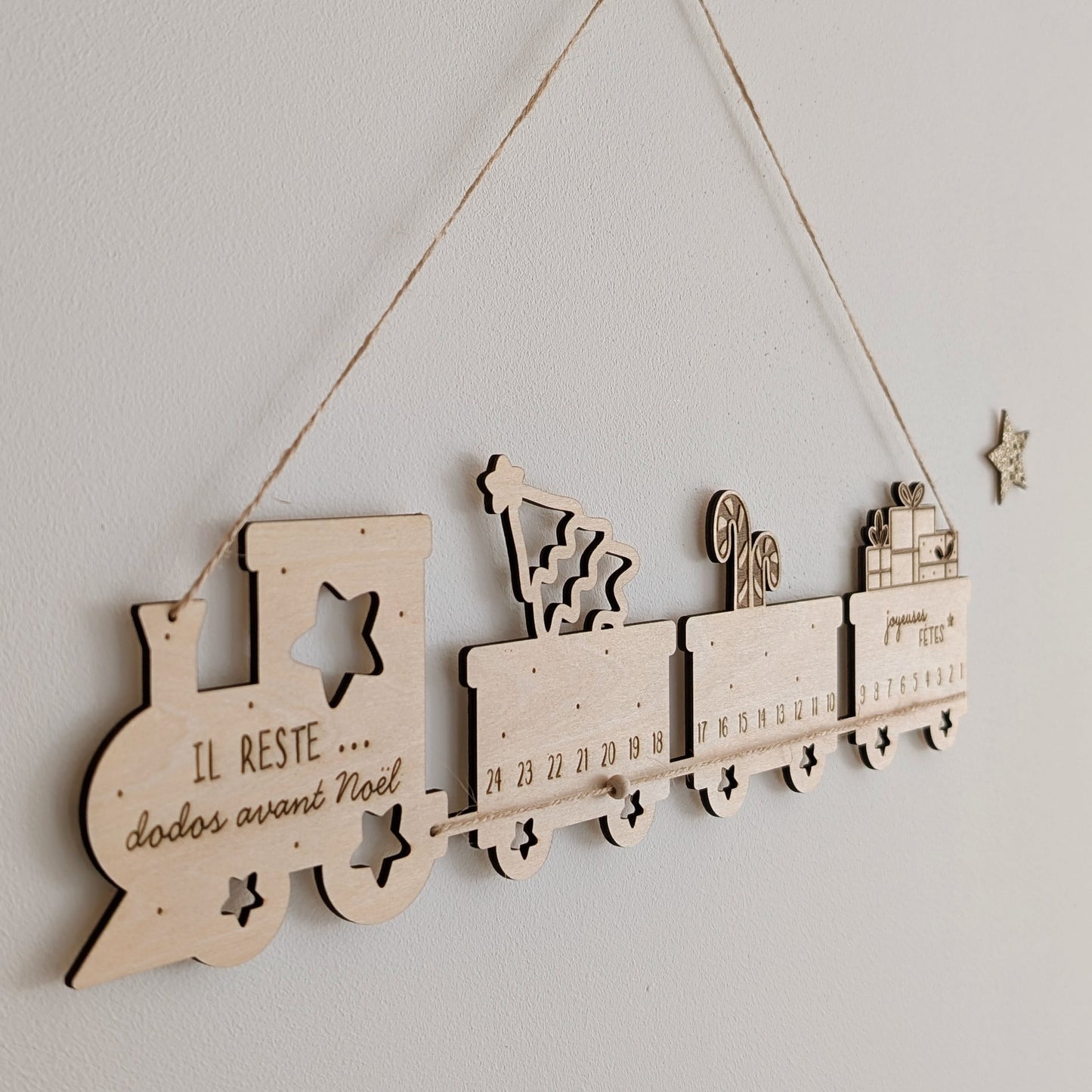 Calendrier de l'avent train